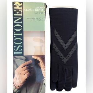 NEW Vintage Isotoner Warm Classic Glove (Women’s - Black )